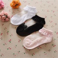 10pairslot Summer Baby Girls 0-11-2 Years Lace Ultra-Thin Mesh Crystal Socks Cotton Boat Socks Invisible Socks