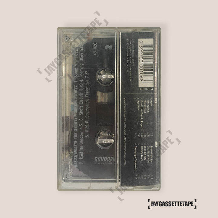 เทปเพลง-เทปคาสเซ็ต-เทปคาสเซ็ท-cassette-tape-เทปเพลงสากล-oasis-อัลบั้ม-whats-the-story-morning-glory