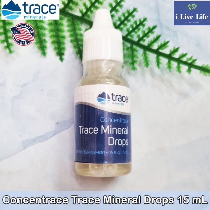 Sale!!!! สินค้าราคาพิเศษ อาหารเสริมแร่ธาตุเข้มข้น แบบหยด ConcenTrace® Trace Mineral Drops - Trace Minerals