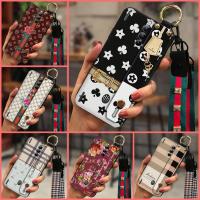 Shockproof protective Phone Case For ZTE Nubia Red Magic8 Pro Lanyard Phone Holder Plaid texture New silicone cute TPU