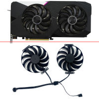 กราฟิกการ์ดแฟนๆคูลเลอร์2ชิ้น95มิลลิเมตร T129215SU 6PIN 7PIN RTX3070 RTX3060TI GPU FAA N สำหรับ A SUS GeForce RTX 3060 Ti 3070 dual OC พัดลม