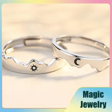 BFF Rings Gold Plated Anime Aesthetic Cute Couple Opening Forever Best  Friend Rings Close Friends Adjustable Ring Jewelry Gift For Women Girls  From Hlp002, $17 | DHgate.Com