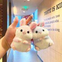 พร้อมส่ง!!พวงกุญแจตุ๊กตาหนูแฮมสเตอร์  Hamster ตุ๊กตาPP ผ้าฝ้าย ขนนุ่มลื่นมือ  สีหวาน น่ารัก