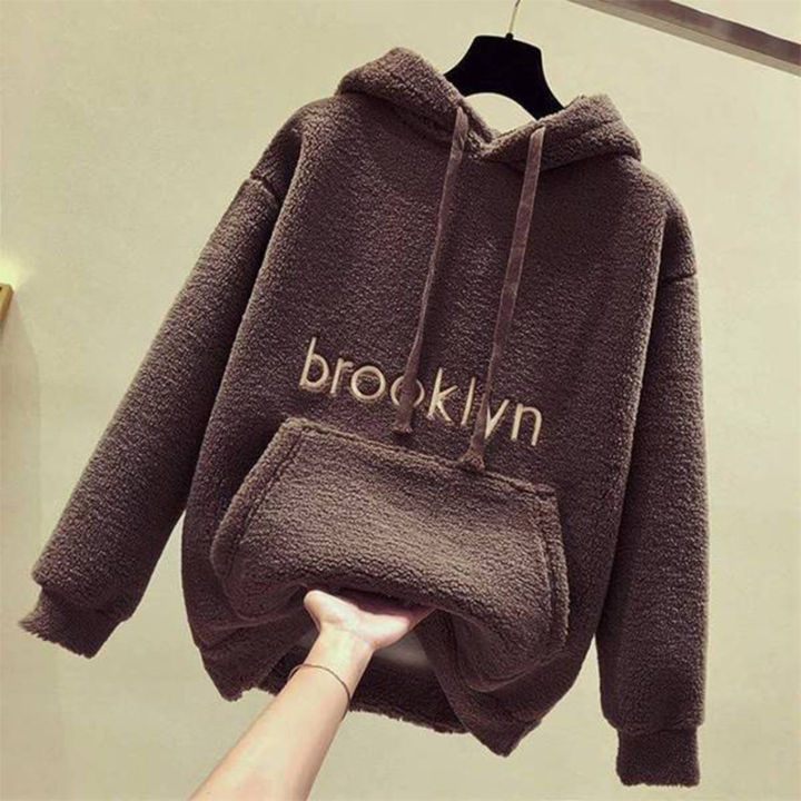 spot-autumn-and-winter-new-cashmere-hoodie-korean-style-relaxed-fit-hoodie-top-fleece-lined-padded-warm-keeping-coat-for-women-2023