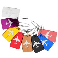 【DT】 hot  5PCS Rectangle Aluminium Alloy Luggage Tags Baggage Name Tags Suitcase Address Label Holder