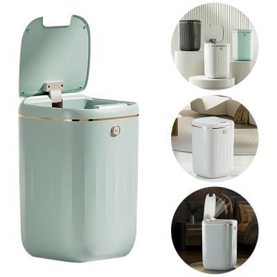 20L Smart Trash Can Automatic Waterproof Electric Large Capacity Waste Kitchen Bathroom Bedroom Toilet Automatic Sensor Garbage