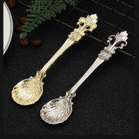 Crown Pattern Retro Gift Alloy Coffee Spoon Ice Cream Spoon Spoon