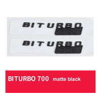 1คู่รถ ABS BITURBO 700เคลือบสีดำโลโก้ตราสัญลักษณ์ D Ecals สติ๊กเกอร์สำหรับ Benz BUS G คลาส G700 G800 G900 W461 W463