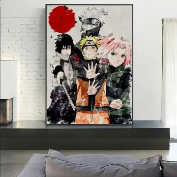 Canvas Hd Prints Naruto Uchiha Sasuke Classic Decorative