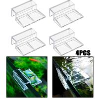 4Pcs Aquarium Glass Cover Holder Acrylic Fish Tank Lid Clips Support Bracket For Rimless Aquarium Fish Tank 6/8/10/12mm