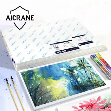 100 Sheets Watercolor Paper Bulk Cold Press Paper Drawing Paper For  StudenrA-C~