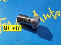 Stainless Steel M11 P1.0 M11 * 1.0 M11*1.0 20mm long banjo bolt for ptfe brake hose end Fitting