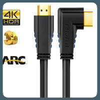 ช่องเสียบสาย HDMI 2.0มุมขวาช่องต่ออะแดปเตอร์สาย HDMI HDMI 90สาย HDMI 4K 60Hz HDCP 2.2