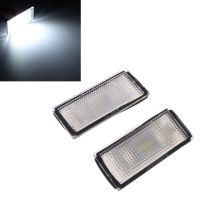 2 PcsPair Vehicle Car Error Free 18 LED Number License Plate Light For E66 E65 7-Series 735i White Car Styling Accessories