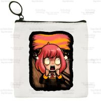 ✑ Anya Smug Coin Purse Mini Wallet Change Anime Anya Forger Pouch Keys Card Storage Spy x Family Card Bag Zipper