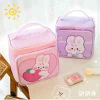 【cw】Kawaii Cosmetic Bag Women Big Capacity PU Waterproof Travel Wash Toiletries Storage Case Cute Portable Beauty Makeup Storage