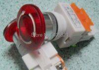 № illuminated Mushroom Emergency Stop Pushbutton Switch 1NO NC with lamp inside 22MM Self-locking