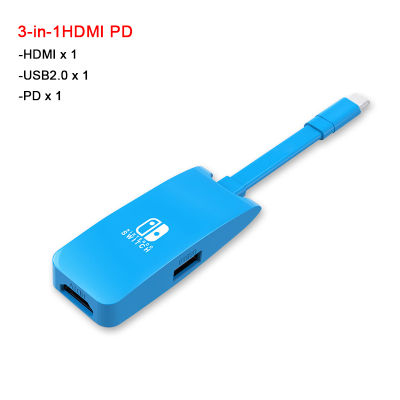 Switch Dock TV Dock for Nintendo Switch Portable Docking Station USB HUB Type C USB C HUB HDMI 4K PD for Macbook Pro
