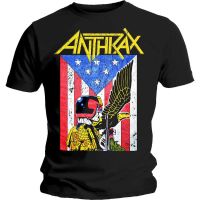 Anthrax Dread Eagle เสื้อยืด100 MERCH.ดั้งเดิม