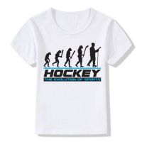 Evolution Of Ice Hockeyer Tshirt Short Sleeves T Shirt Tees Clothes