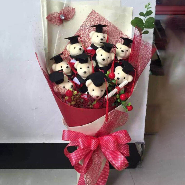 10 Pcs Bear Graduation Gifts Standing Graduation Bear 2023 Grad Bear