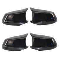 2X Black Mirror Covers Fit for Bmw 5 Series F10/F11/F18 Pre-Lci 11-13 Mirror Caps Replacement Side Mirror Caps