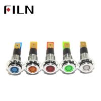 FILN FL1M-12FJ-1 mini metal red yellow green 6v 48v 110v 220v 12v pilot lamp with pins