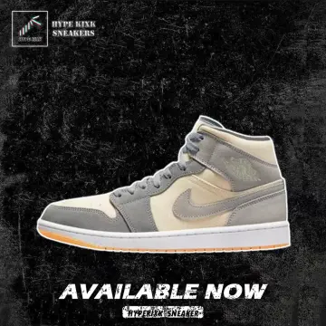 Jordan 1 Mid SE Coconut Milk Particle Grey Men's - DN4281-100 - US