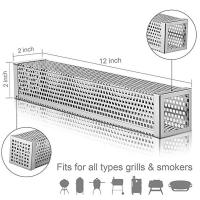 Barbecue e Tube 12 Inch Stainless Steel BBQ ed Box For Gas Grill, Electric, Charcoal Grills Or ers BBQ Accessories