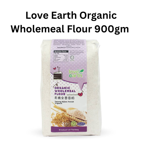 Love Earth Organic Wholemeal Flour 900gm Lazada