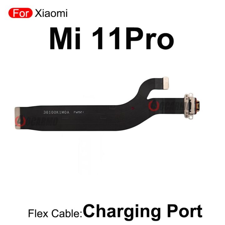 สำหรับ11-pro-11-ultra-mi-11pro-ที่ชาร์จ-usb-ดั้งเดิมพอร์ตแท่นชาร์จอะไหล่สายเคเบิลยืดหยุ่น