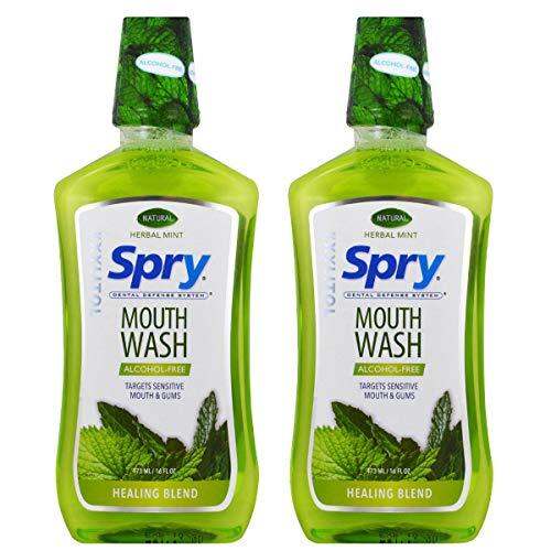 [PREORDER] Spry AlcoholFree Xylitol Mouthwash, Natural Herbal Mint