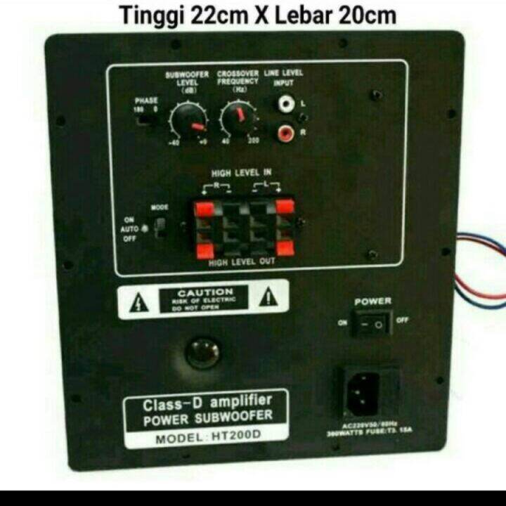 modul power kit subwoofer super bass HT300 class D Lazada Indonesia