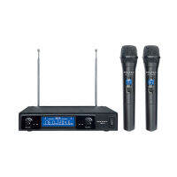 PROFEX VB-111 HAND HELD ไมโครโฟนไร้สายแบบมือถือคู่ คลื่น VHF สามารถใช้พร้อมกันได้ 5 ชุด (10 ความถี่) สามารถใช้งานได้ไกล 40 เมตร (รับประกันสินค้า 1ปี)