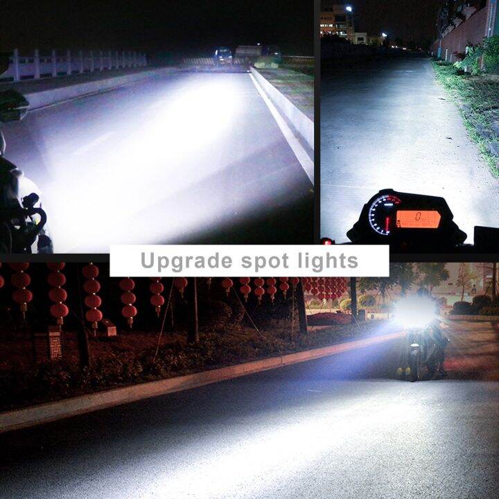 1pcs-2pcs-รถจักรยานยนต์สปอตไลท์มอเตอร์ไซด์6000k-สีขาว-super-bright-6-led-60w-โคมไฟสำหรับรถจักรยานยนต์-dirt-suv-utv-atv-รถแทรกเตอร์