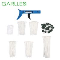 GARLLEN 600Pcs Cable Tie Set UV Resistant 100/150/200/300 6 Specifications With 100pcs Cable Tie Holder+Cable Tie Tool For Home Cable Management