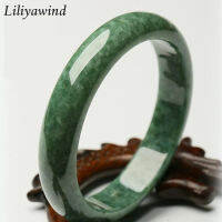 Liliyawind Fashion สร้อยข้อมือหยกหินสีเขียวสำหรับผู้หญิง