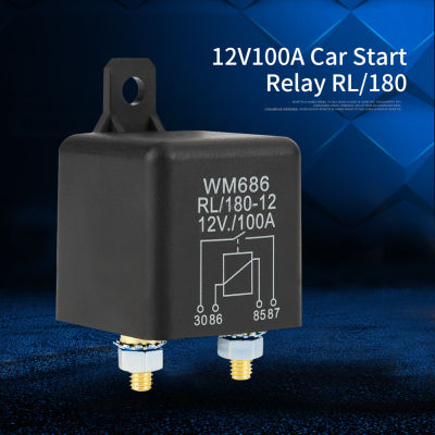 รีเลย์สตาร์ทเตอร์12V 100A ปกติเปิดรถหนักรีเลย์สตาร์ทเตอร์สำหรับควบคุมการเปิด/ปิดแบตเตอรี่