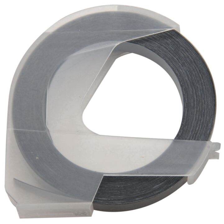 24 Roll Embossing Label Maker Tape 3D Plastic 9mm x 3M Embossing Label