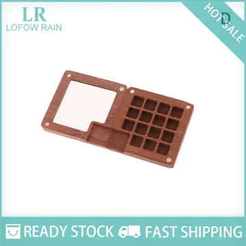 12 grids/24 grids Mini Portable Painter Paint Box Black Walnut/Cherry Wood  Handmade Watercolor Paint Box Empty Box