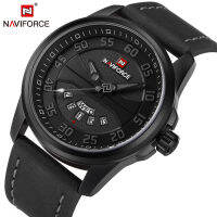 NAVIFORCE Casual Fashion Male Watches Military Sports Wristwatch Men Quartz Day and Date Display Leather Watch Relogio Masculino