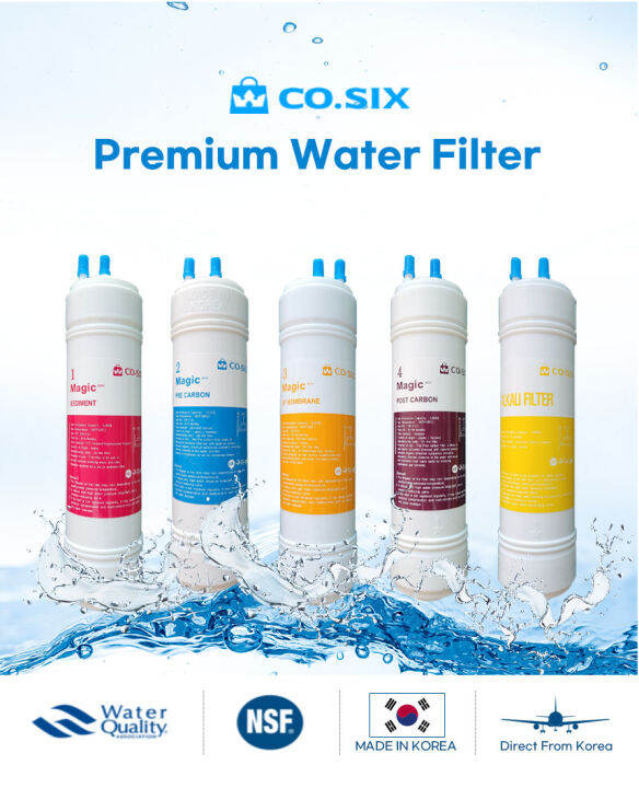 CO.SIX Korea Premium Magic Plus U Type 10 Inch, UF Membrane / Alkaline