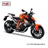 Maisto 1:12 KTM 1290 Super Duke R รถจักรยานยนต์ของแท้มีลิขสิทธิ์ดีหล่อตายโมเดลของขวัญของสะสมรถจักรยานยนต์