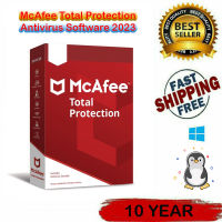 Mcafe Total Protection Latest Version Original Code 10 YEAR 2 PC