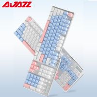 Ajazz Ak35i 2.4G บลูทูธไร้สายกลคีย์บอร์ดเล่นเกมสามโหมดแบ็คไลท์ RGB กุญแจแป้นพิมพ์104แล็ปท็อปสำหรับคอมพิวเตอร์พีซี