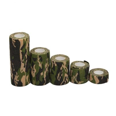 Outdoor Tool Hunt Disguise Elastoplast Camouflage Elastic Wrap Tape Self Adhesive Sports Protector Ankle Knee Finger Arm Bandage