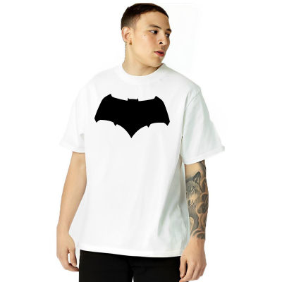 เสื้อยืด Unisex คุณภาพดี   (S-5XL) cotton 100%  แขนสั้นโอเวอร์ไซส์ เสื้อยืดสีพื้นคอกลม ชุดครอบครัว เสื้อยืดผู้หญิง เสื้อยืดสีพื้นเด็ก Batman V Superman Bat Sym