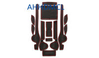 รถ Anti-Dirty Pad ประตู Groove Gate Slot ถ้วย Armrest Storage Pad สำหรับ Hyundai Sonata 8th Generation 2011 2012 2013 2014 2015