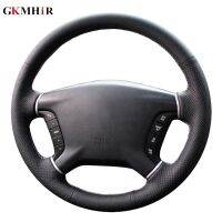 【YF】 Artificial Leather Steering Wheel Cover Black Car for Mitsubishi Pajero 2007-2014 Galant 2008-2012