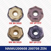 ต้นฉบับ NNMU200608 NNMU200608ZEN NNMU200708ZEN HK MK MP MC5020 VP15TF CNC Milling Inserts NNMU 200608 เครื่องมือตัดคาร์ไบด์